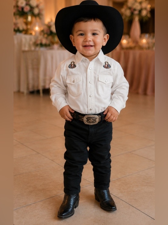 El Norteño Other - El Norteño Virgen de Guadalupe Vaquero Ranchero Charro Fiesta Cowboy Western top